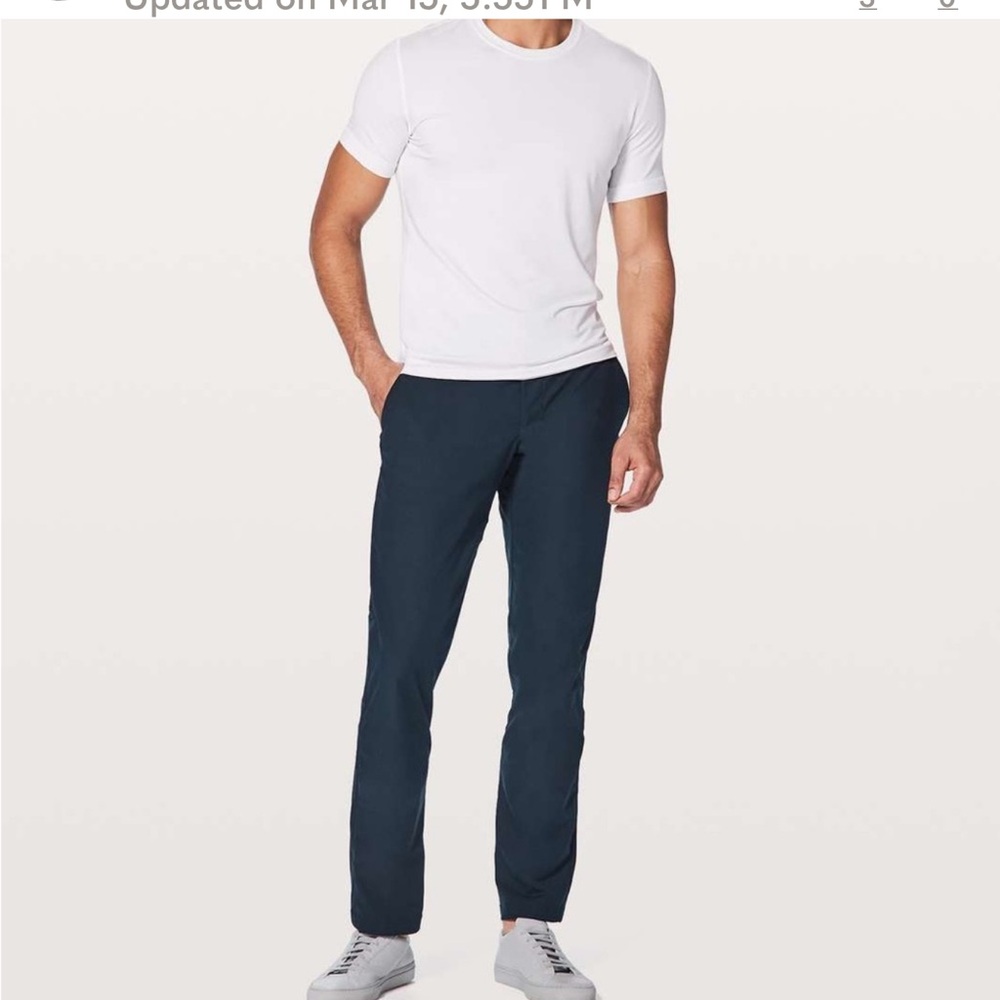lululemon athletica Men's Navy Dress Pants